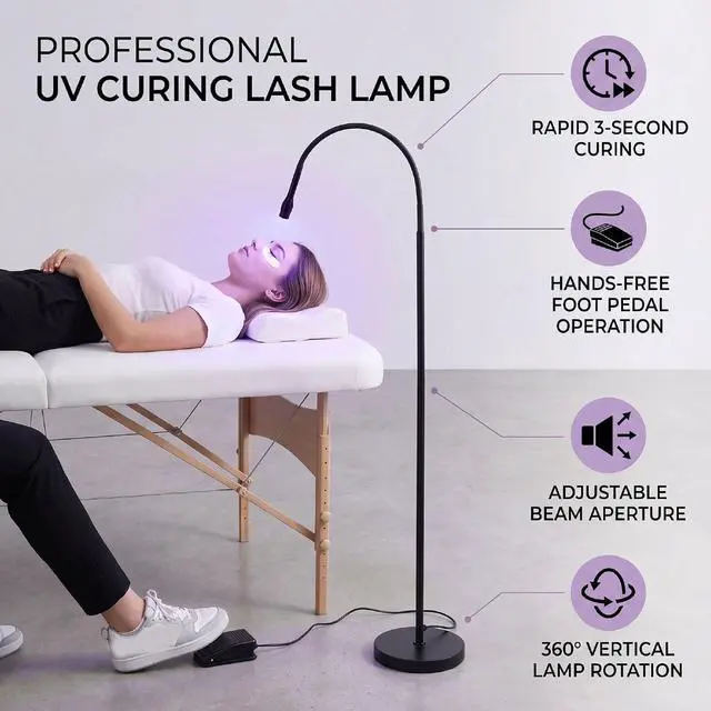 Alt view image 2 of 7 - Lash Light Extension with Foot Pedal