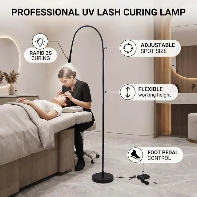 Alt view image 6 of 7 - Lash Light Extension with Foot Pedal