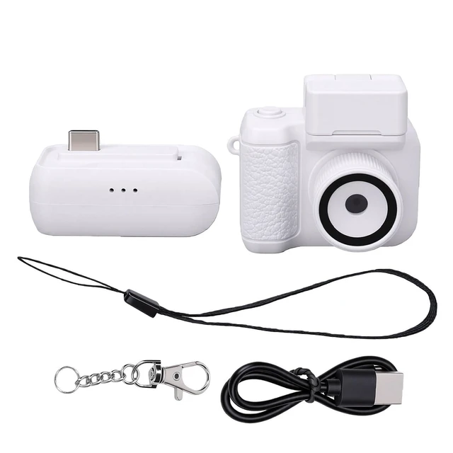Alt view image 7 of 7 - Vintage Mini Digital Camera (White)