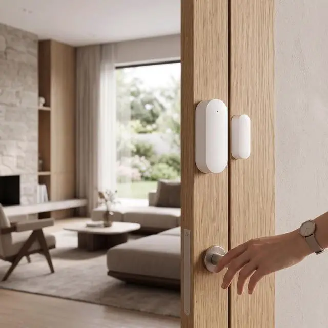 Alt view image 4 of 7 - Door Sensor Magnetic Alarm, Wireless Door Alarm