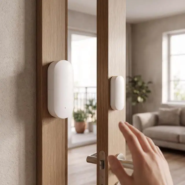 Alt view image 6 of 7 - Door Sensor Magnetic Alarm, Wireless Door Alarm