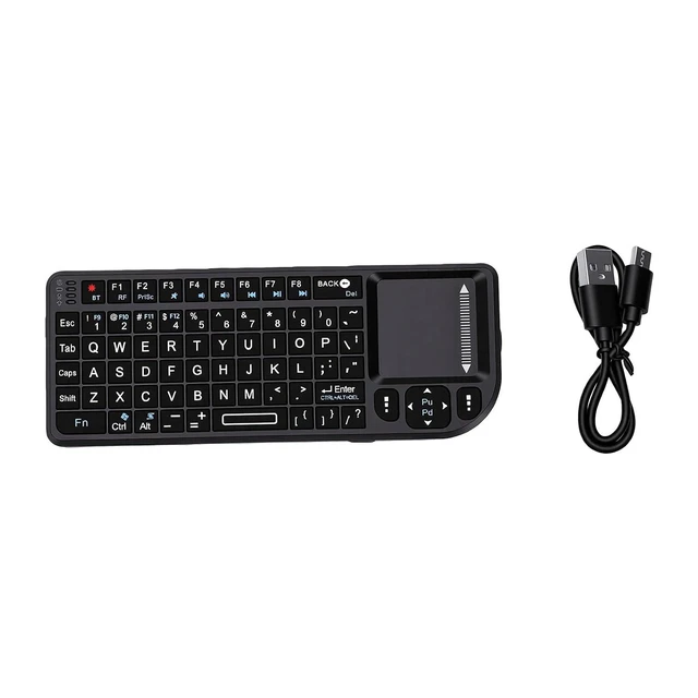 Alt view image 7 of 7 - Wireless Keyboard with Touchpad