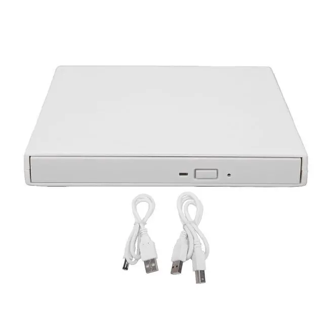 Alt view image 7 of 7 - External USB Optical Drive 5Gbps BD DVD CD Burner (White)