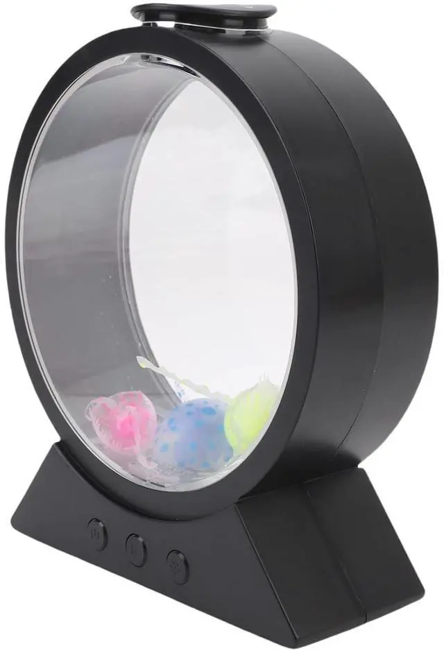 Main image of 7 Color Changing Jellyfish Night Light, Round LED Aquarium Lamp,
