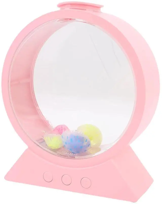 Main image of 7 Color Changing Jellyfish Night Light, Round LED Aquarium Lamp,