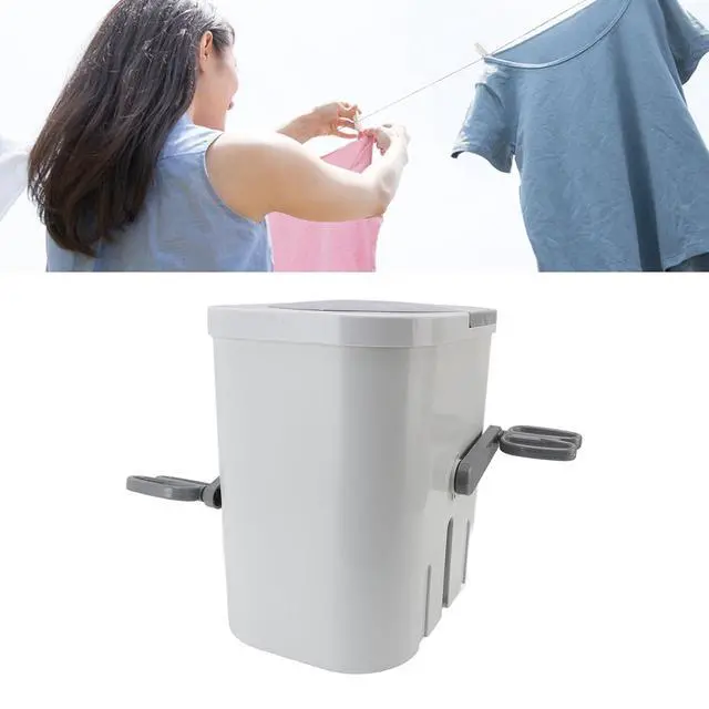 Alt view image 2 of 7 - Manual Clothes Washer Hand Crank Portable Washing Machine Non
