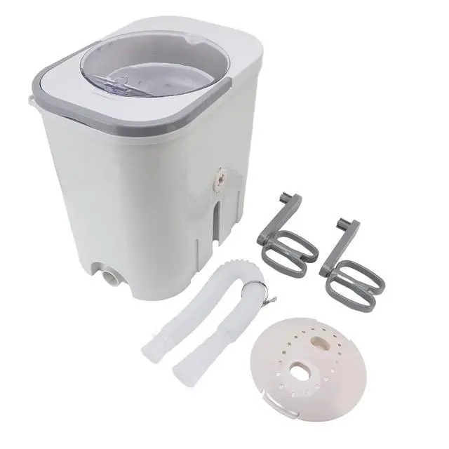 Alt view image 6 of 7 - Manual Clothes Washer Hand Crank Portable Washing Machine Non
