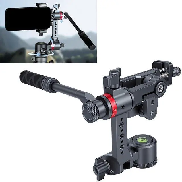 Alt view image 5 of 7 - Phone Holder for Tripod, 360 Smartphone Mount