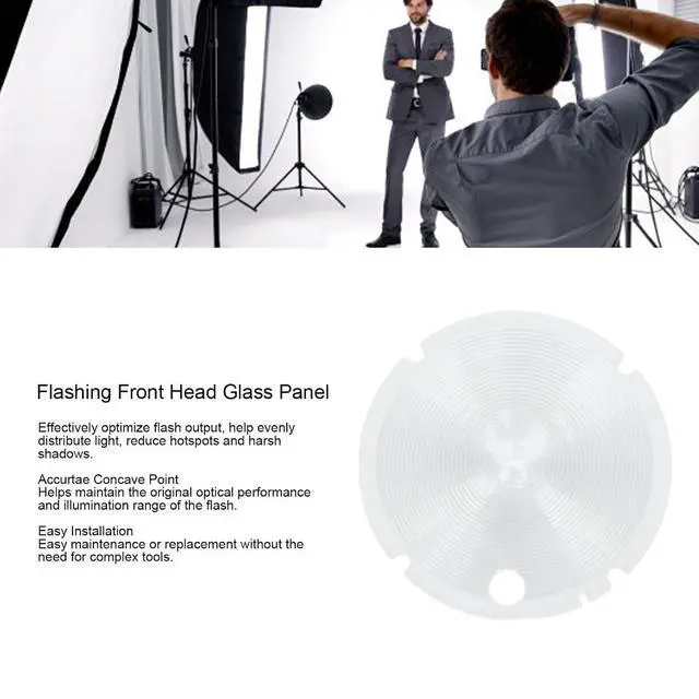 Alt view image 2 of 7 - Front Head Fresnel Panel, Flashing Glass for V1S V1F V1O