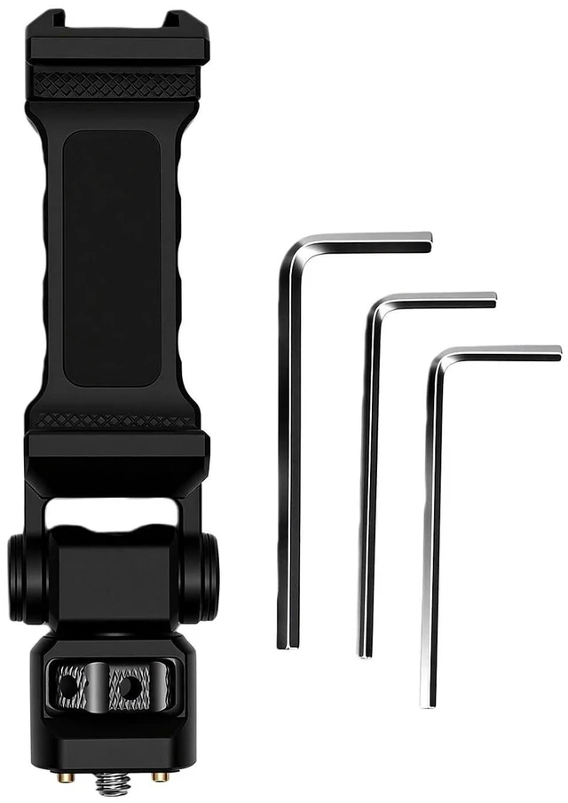 Main image of Phone Tripod Mount, 3 Axis Adjustable, 1/4" Thread