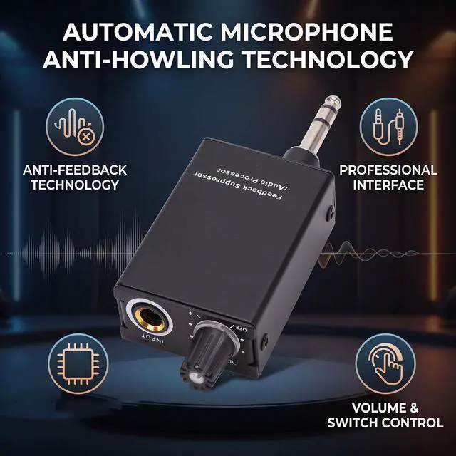 Alt view image 3 of 7 - Microphone Anti Howling Feedback Eliminator