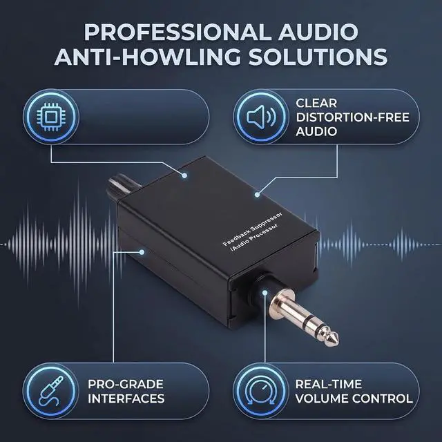 Alt view image 2 of 7 - Microphone Anti Howling Feedback Eliminator