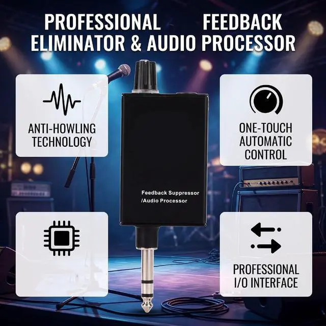Alt view image 5 of 7 - Microphone Anti Howling Feedback Eliminator