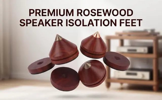 Alt view image 4 of 7 - Speaker Vibration Isolation Stand Accessories