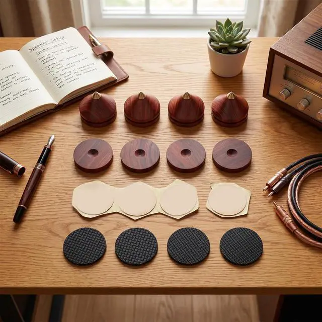Alt view image 6 of 7 - Speaker Vibration Isolation Stand Accessories