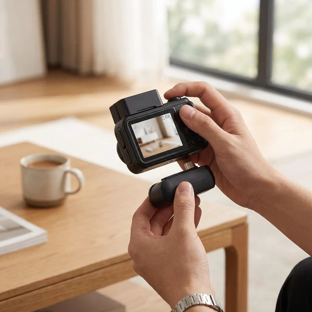 Alt view image 6 of 7 - Vintage Mini Digital Camera (Black)