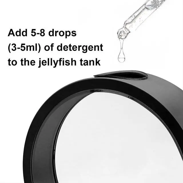 Alt view image 6 of 7 - 7 Color Changing Jellyfish Night Light, Round LED Aquarium Lamp,
