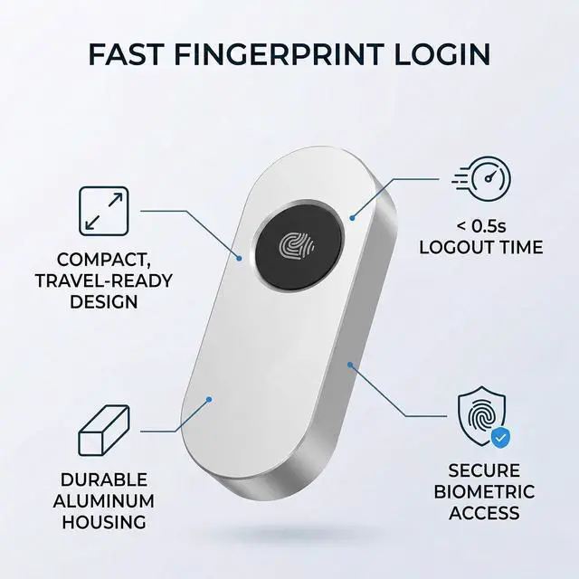 Alt view image 2 of 7 - Hello Fingerprint Reader for PC