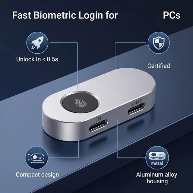 Alt view image 4 of 7 - Hello Fingerprint Reader for PC