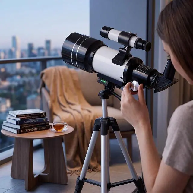 Alt view image 4 of 7 - Astronomical Telescope, 70mmApertur, 300mm Focal Length