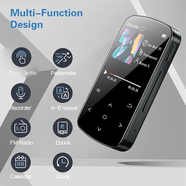 Alt view image 2 of 7 - Bluetooth MP3 Player, Music Player, 1.54 Inch