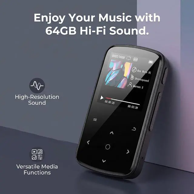 Alt view image 5 of 7 - Bluetooth MP3 Player, Music Player, 1.54 Inch
