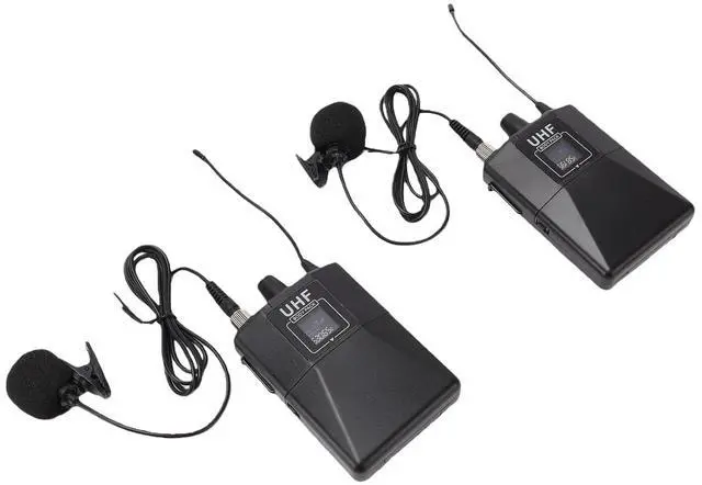 Main image of 2-Pack Wireless Clip On Lavalier Mic