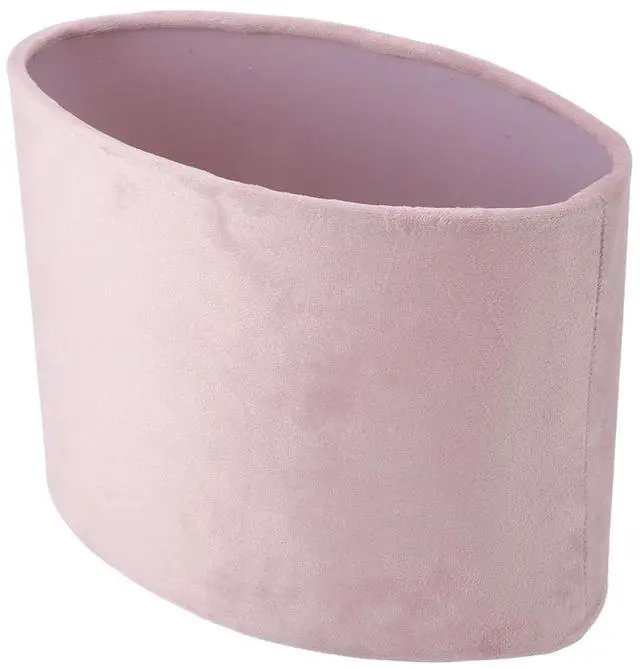 Main image of Modern Oval Lamp Shade Lint Material E27 E14 Universal Use, Soft Light Cloth Lampshade for Table Floor Lamp (Purple)