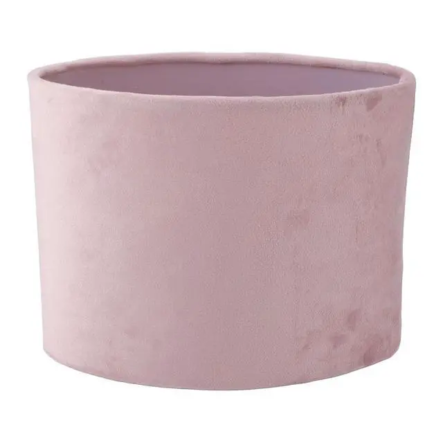 Alt view image 6 of 7 - Modern Oval Lamp Shade Lint Material E27 E14 Universal Use, Soft Light Cloth Lampshade for Table Floor Lamp (Purple)