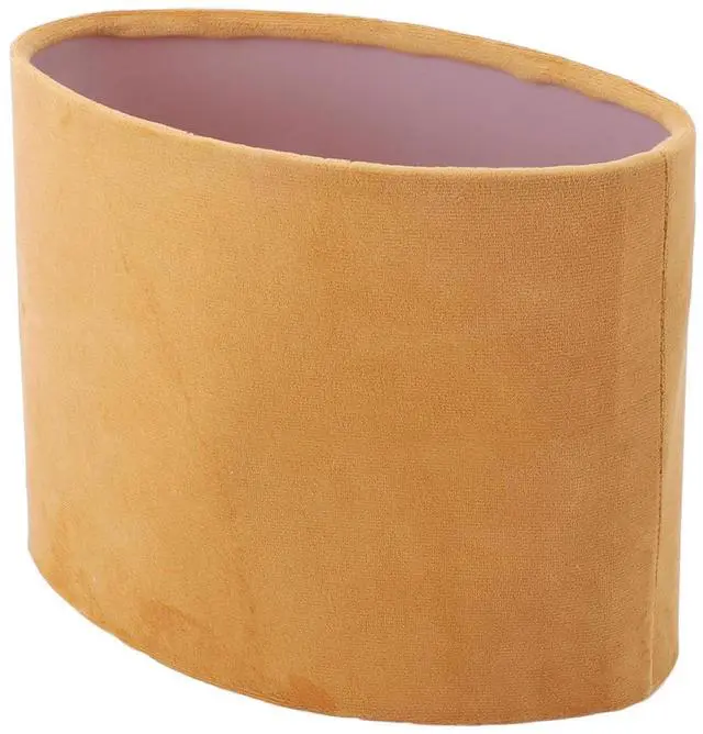 Main image of Modern Oval Lamp Shade Lint Material E27 E14 Universal Use, Soft Light Cloth Lampshade for Table Floor Lamp (Golden)