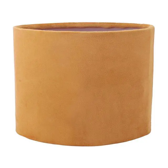 Alt view image 6 of 7 - Modern Oval Lamp Shade Lint Material E27 E14 Universal Use, Soft Light Cloth Lampshade for Table Floor Lamp (Golden)