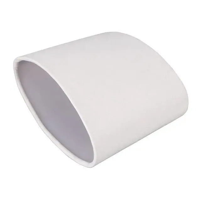 Alt view image 7 of 7 - Modern Oval Lamp Shade Lint Material E27 E14 Universal Use, Soft Light Cloth Lampshade for Table Floor Lamp (White)