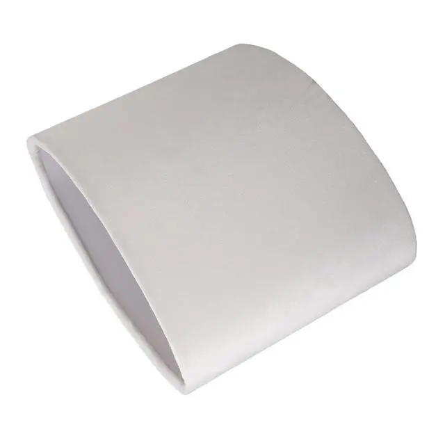 Alt view image 4 of 7 - Modern Oval Lamp Shade Lint Material E27 E14 Universal Use, Soft Light Cloth Lampshade for Table Floor Lamp (White)