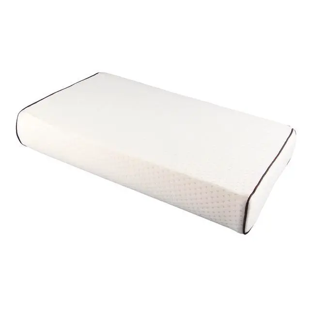 Alt view image 3 of 7 - Memory Foam Cervical Support Pillow for Neck Shoulder Pain Relief Wave Structure Sleeping Pillow 50x30cm