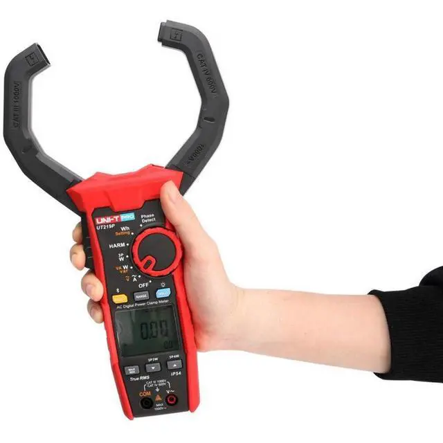 Alt view image 2 of 7 - UNI-T UT219P Harmonic Power Clamp Meter Digital AC Current clamp Power Harmonic Test