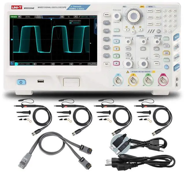 Main image of UNI-T MSO3354E 350MHz 4+16Ch MSO Mixed Signal Digital Oscilloscope