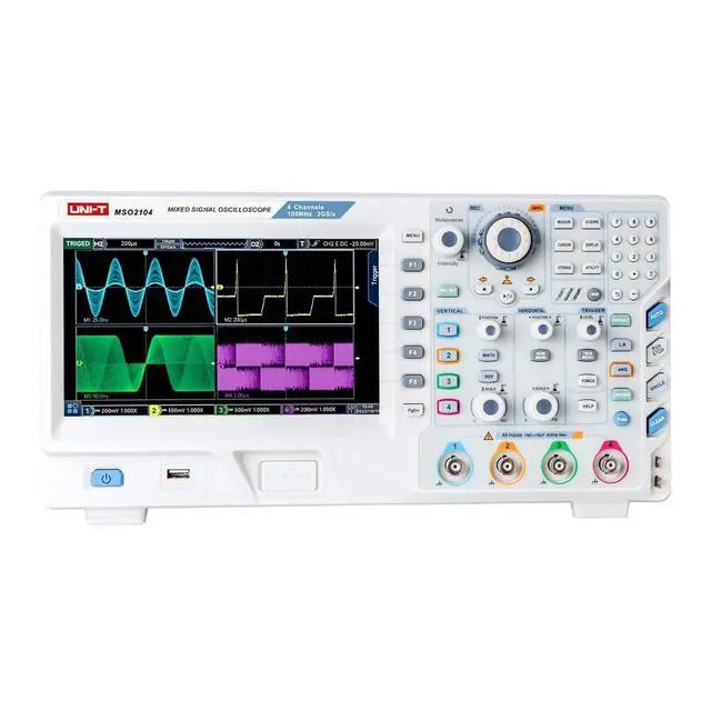 Alt view image 2 of 5 - UNI-T MSO2104 100MHz 4+16Ch MSO Digital Oscilloscope