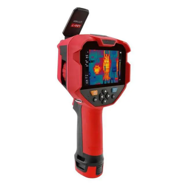 Alt view image 3 of 4 - UTi740H Professional Improved Thermal Imaging Camera with IR Resolution 384 x 288 Pixels, FOV 28° x 21°, NETD ?60mK, IFOV 1.3 mrad, 4.3 inch IPS Display