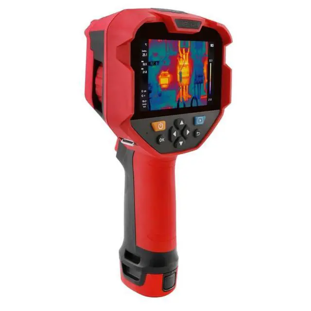 Alt view image 2 of 4 - UTi740H Professional Improved Thermal Imaging Camera with IR Resolution 384 x 288 Pixels, FOV 28° x 21°, NETD ?60mK, IFOV 1.3 mrad, 4.3 inch IPS Display