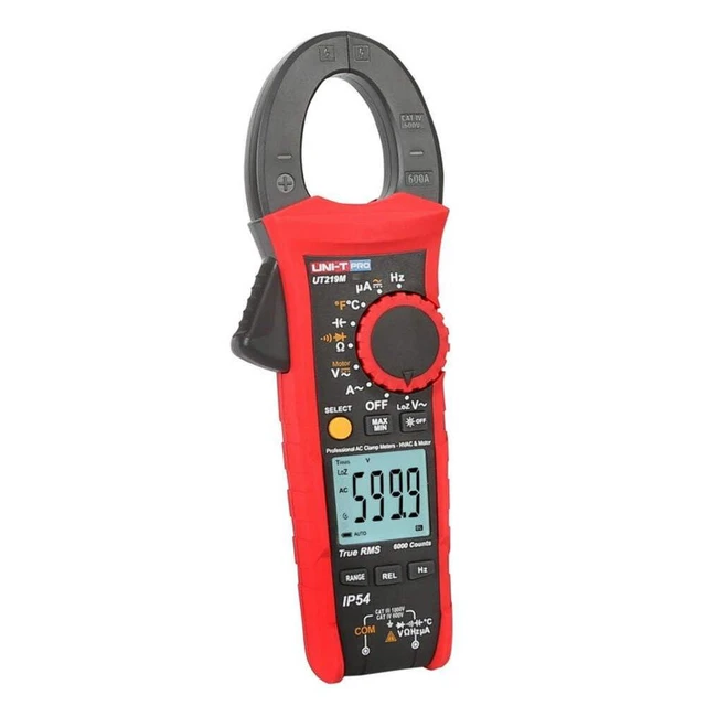 Alt view image 3 of 7 - UNI-T UT219M Professional Digital Pliers Gauge Portable Digital Pliers Meter True RMS IP54 Waterproof Voltage Current Measure