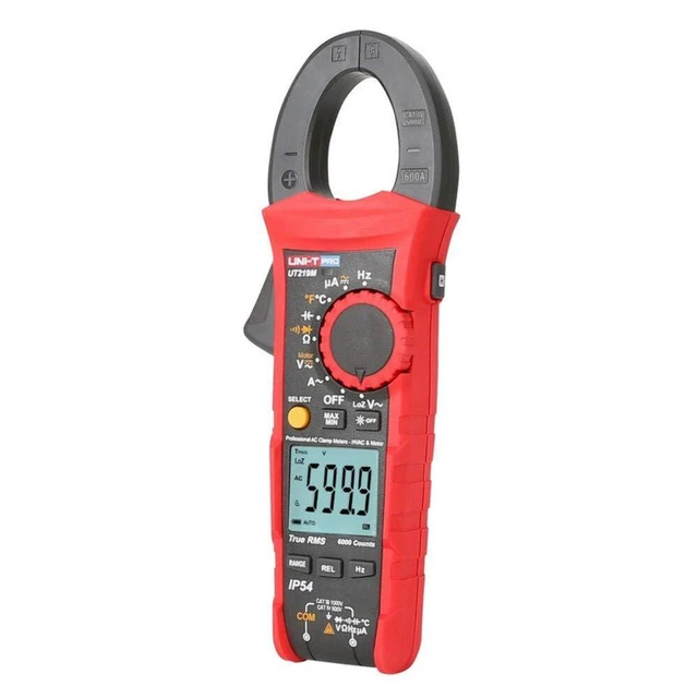 Alt view image 4 of 7 - UNI-T UT219M Professional Digital Pliers Gauge Portable Digital Pliers Meter True RMS IP54 Waterproof Voltage Current Measure