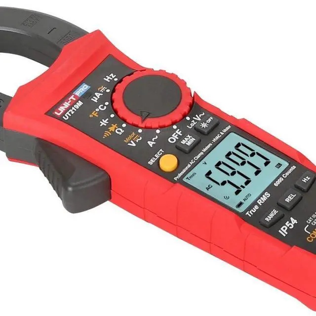 Alt view image 6 of 7 - UNI-T UT219M Professional Digital Pliers Gauge Portable Digital Pliers Meter True RMS IP54 Waterproof Voltage Current Measure