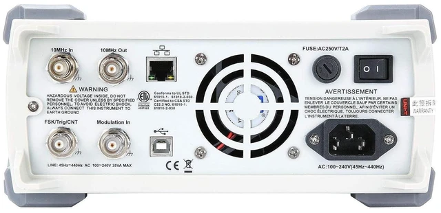 Alt view image 4 of 5 - UNI-T Waveform Generators 120 MHz MAX. Output Frequency 320 MSa/s Sample Rate 16 bits Vertical Resolution 2 Channels 16 Mpts Arbitrary Wave Length (UTG2062B 60MHz 2CH)
