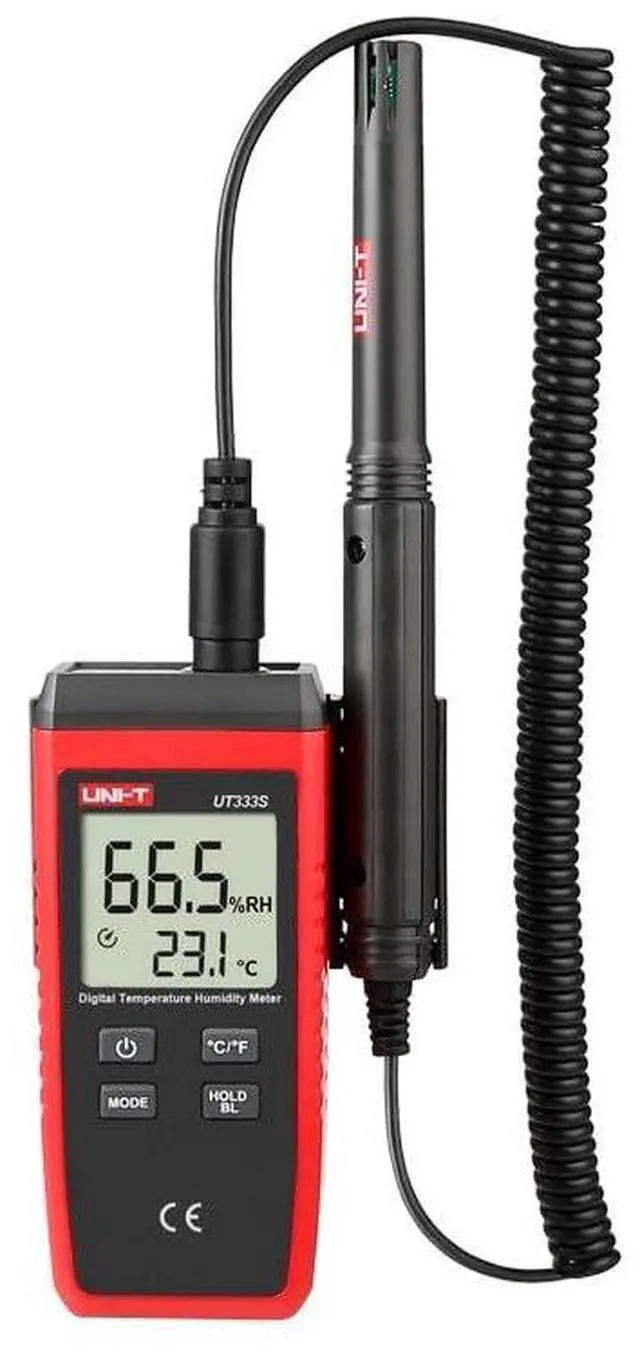 Main image of UNI-T UT333S Digital Temperature Humidity Meter Mini Split Type Design