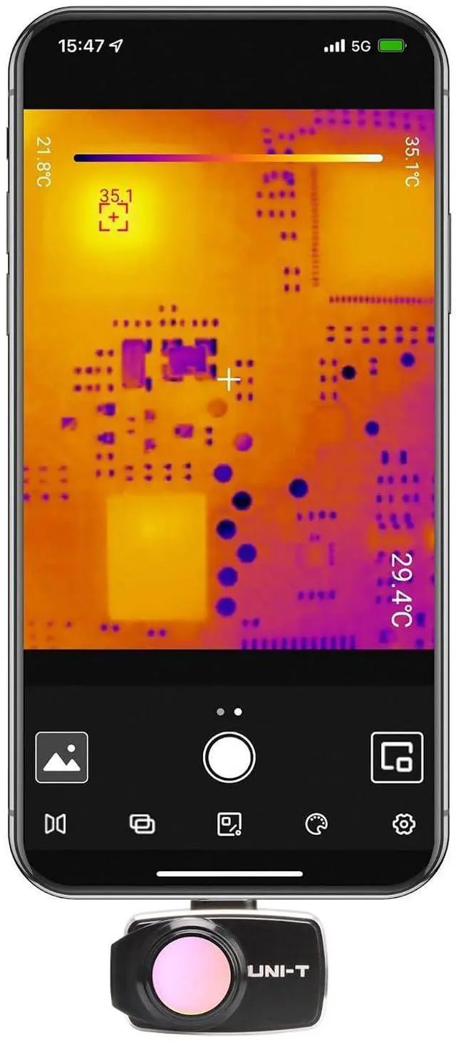 Alt view image 2 of 7 - UNI-T UT-Z005 Macro Lens for UTi720M & UTi721M Thermal Cameras