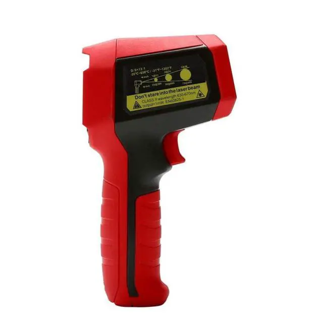Alt view image 4 of 7 - UNI-T UT309E Advanced Industrial Infrared Thermometer Temperature: -35850; D:S Ratio: 20:1; Emissivity: 0.11 Adjustable; High/Low Temperature Alarm; IP65
