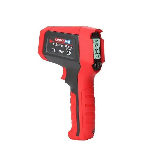 Alt view image 7 of 7 - UNI-T UT309C Professional Infrared Thermometer Temperature: -35650; D:S Ratio: 12:1; Emissivity: 0.95; Laser Type: Dual Laser; Class 2; IP65