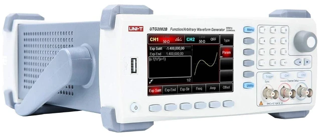 Alt view image 3 of 5 - UNI-T Waveform Generators 120 MHz MAX. Output Frequency 320 MSa/s Sample Rate 16 bits Vertical Resolution 2 Channels 16 Mpts Arbitrary Wave Length (UTG2082B 80MHz 2CH)