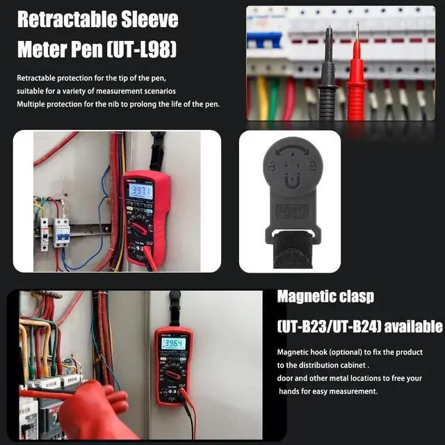 Alt view image 5 of 7 - UNI-T UT197PV Solar Pro Industrial TRMS Digital Multimeter with Bluetooth Photovoltaic 2500V Solar Power Peak VFD IP67 5-Meter Drop Protection 100V