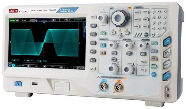 Alt view image 3 of 5 - UNI-T MSO2202 200MHz 2+16Ch MSO Digital Oscilloscope